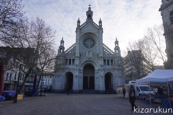 ブリュッセル半日観光で行った聖カトリーヌ教会