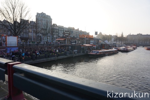 オランダ・アムステルダム1日観光で乗ったLOVERSの運河クルーズ